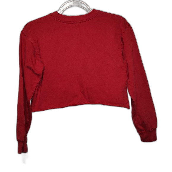 Home Alone Women's Christmas Long sleeve Cropped Top Medium - Picture 3 of 4